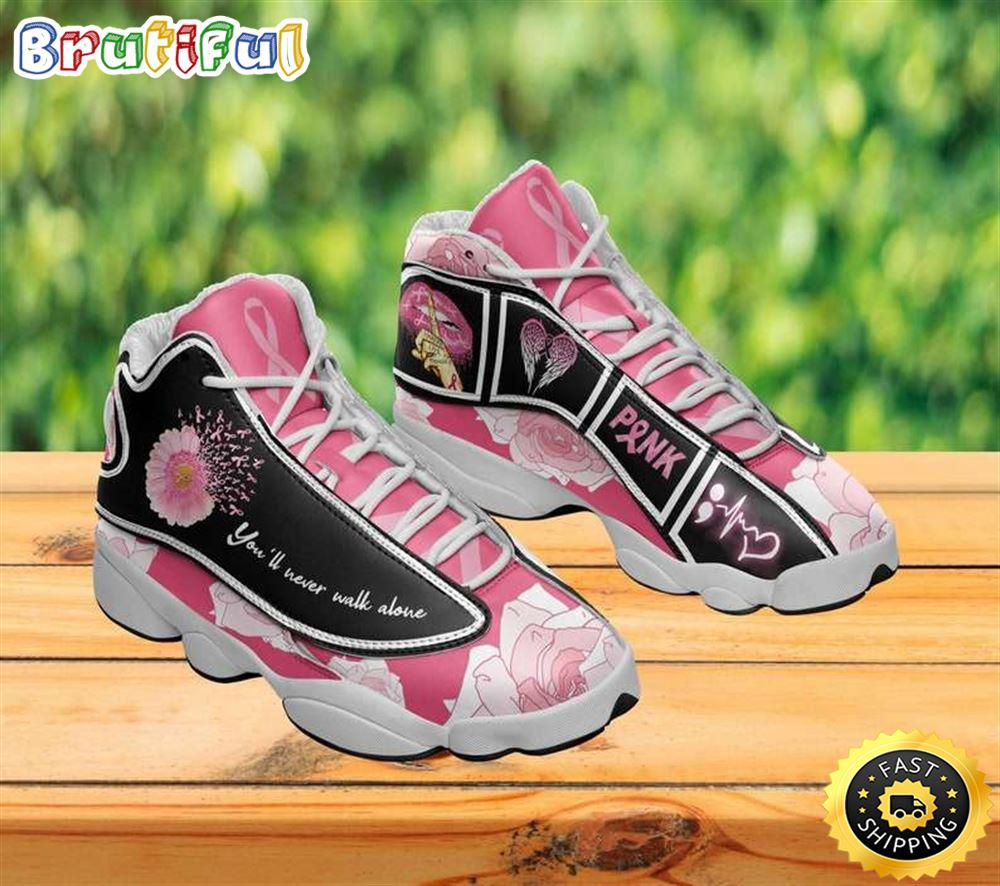 Breast Cancer Awareness Warrior Shoes Cancer Fighter Air JD13 Shoes