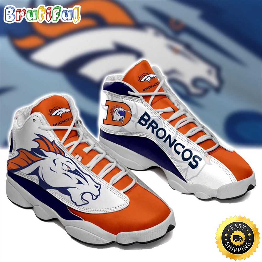 Denver Broncos Nfl Ver 7 Air Jordan 13 Sneaker