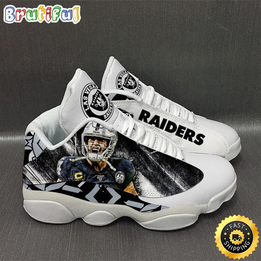 Las Vegas Raiders Nfl Ver 5 Air Jordan 13 Sneaker