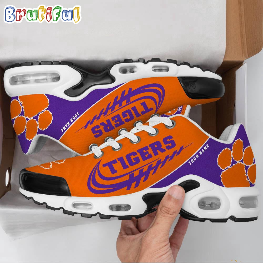 NCAA Clemson Tigers Sport Team Custom Air Max Plus Shoes