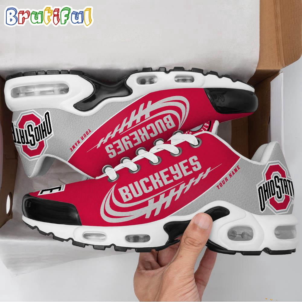 NCAA Ohio State Buckeyes Sport Team Custom Air Max Plus Shoes