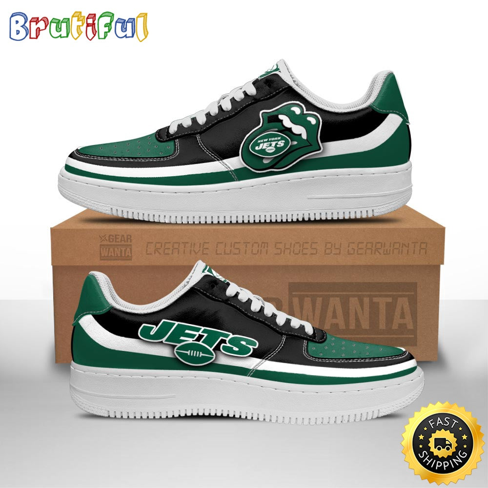 NFL New York Jets Air Force 1 Shoes Sexy Lips For Fans