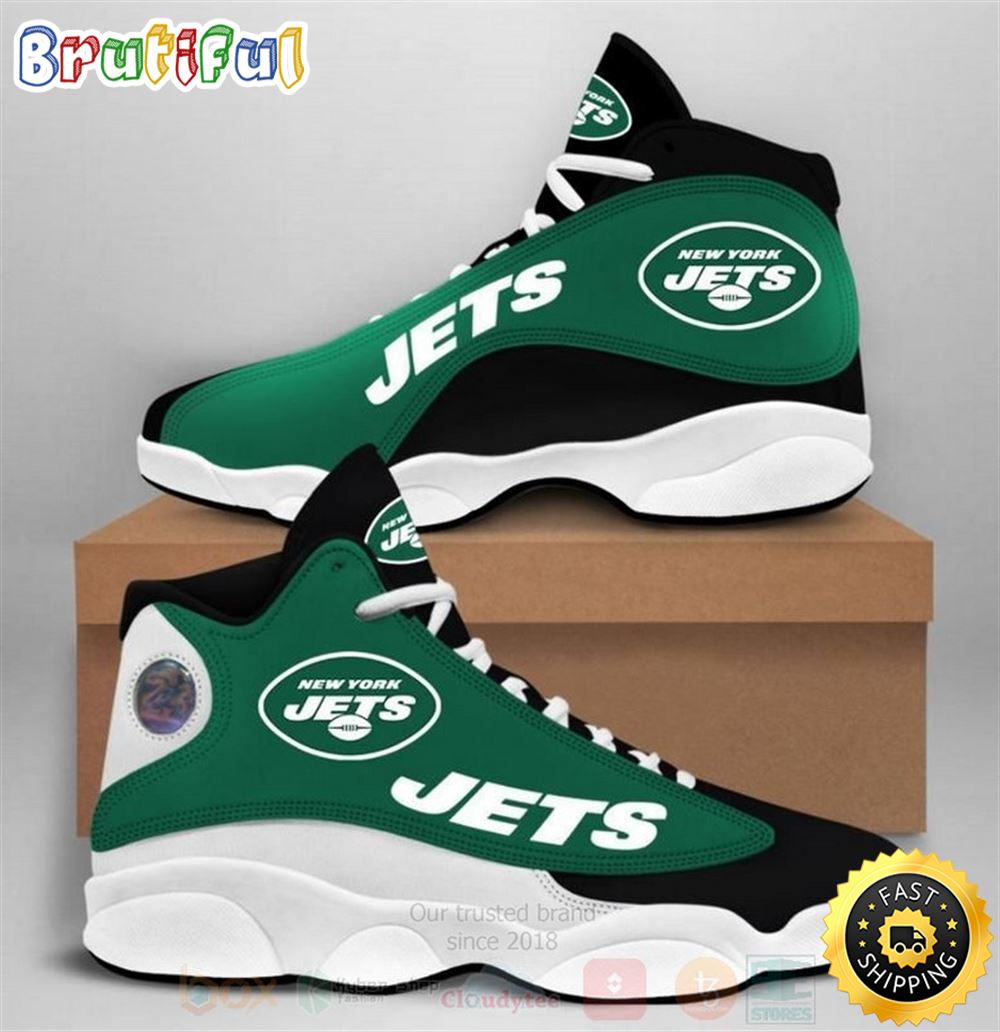 New York Jets Nfl Air Jordan 13 Shoes
