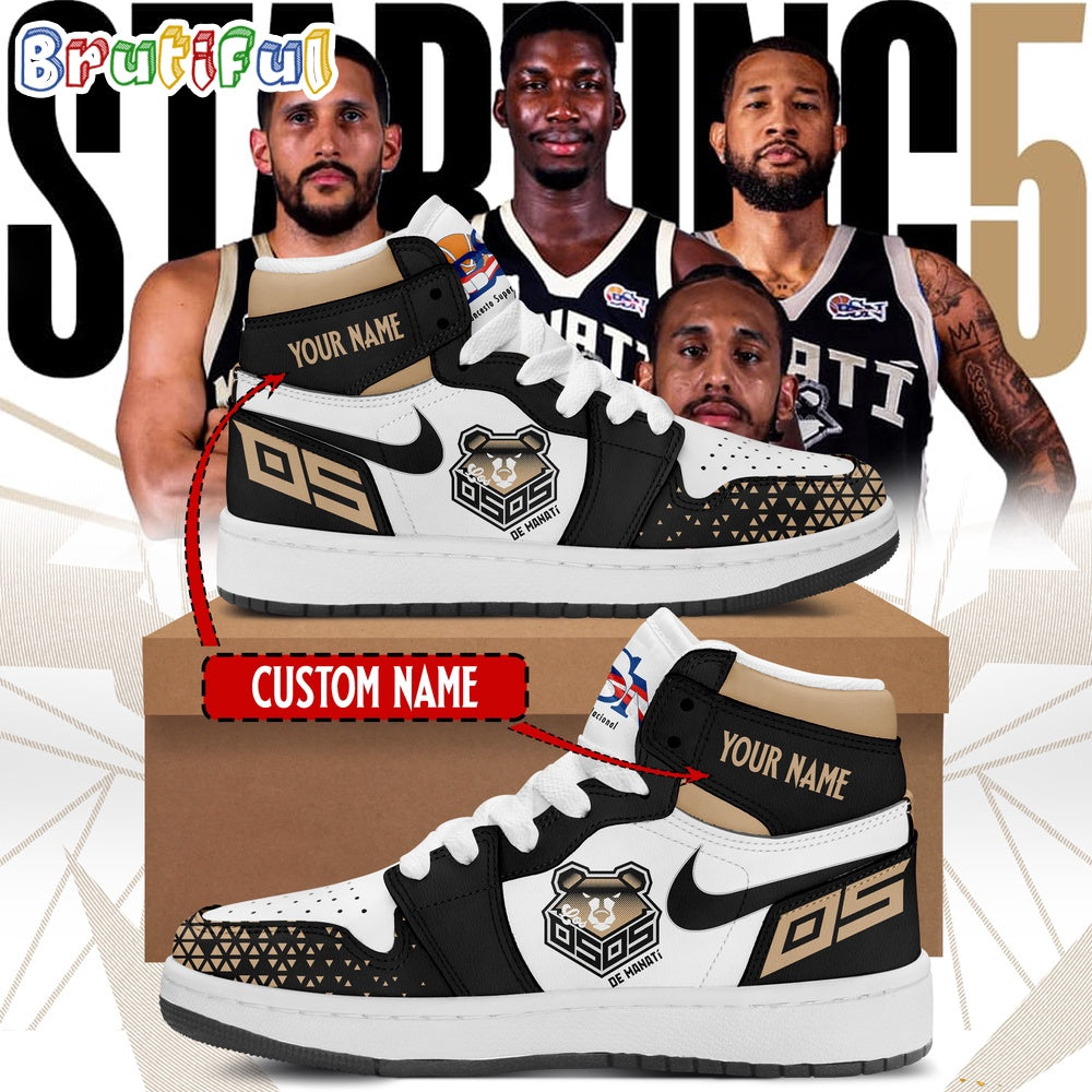 Osos De Manati Basketball 2024 Air Jordan 1 Hightop Shoes