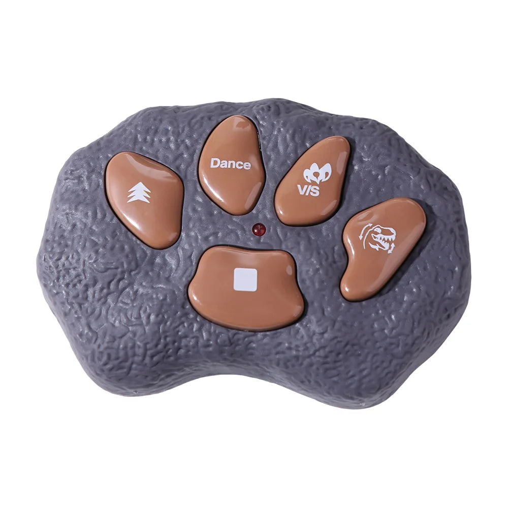 Inertial Sliding RC Dinosaur Car Toys Plastic Cartoon Remote Control Robot Toys Durable Portable Simulation T-Rex Toys