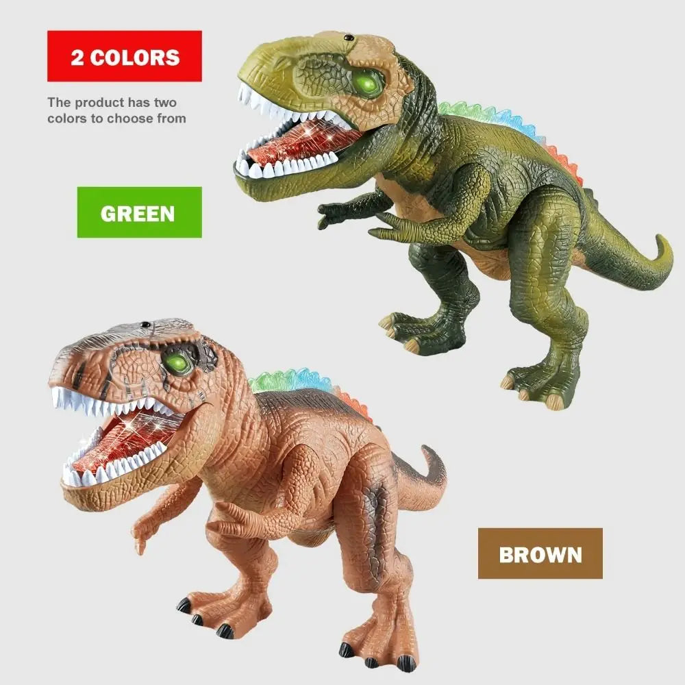 Inertial Sliding RC Dinosaur Car Toys Plastic Cartoon Remote Control Robot Toys Durable Portable Simulation T-Rex Toys