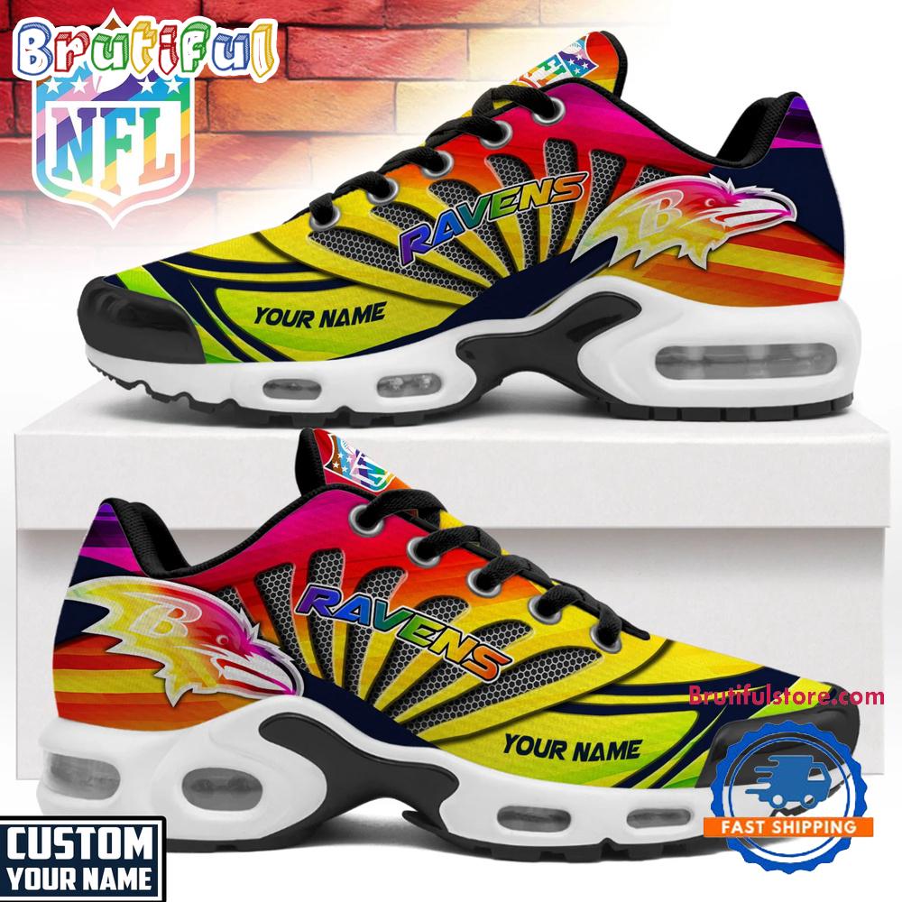 Baltimore Ravens NFL Pride Month Custom Air Max Plus Shoes