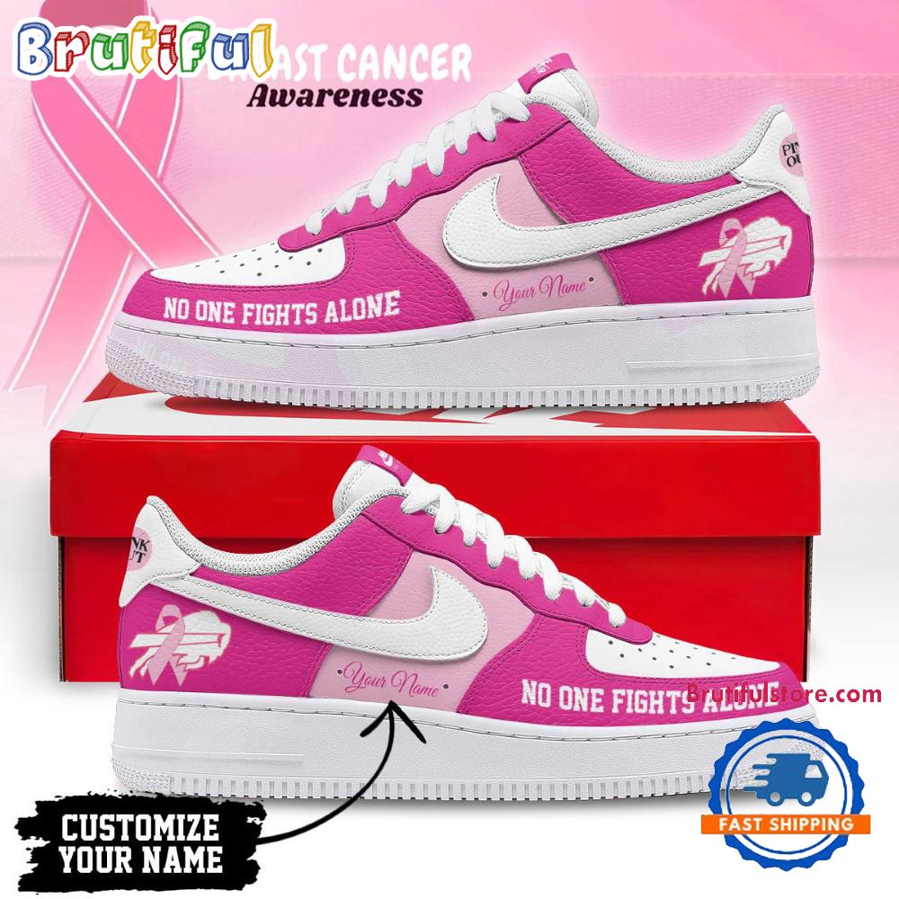 Buffalo Bills Breast Cancer Awareness October Air Force 1 Shoes Sneaker