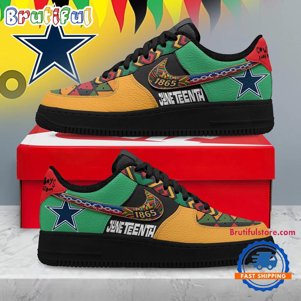Dallas Cowboys 2026 NFL Juneteenth Air Force 1 Shoes Sneaker
