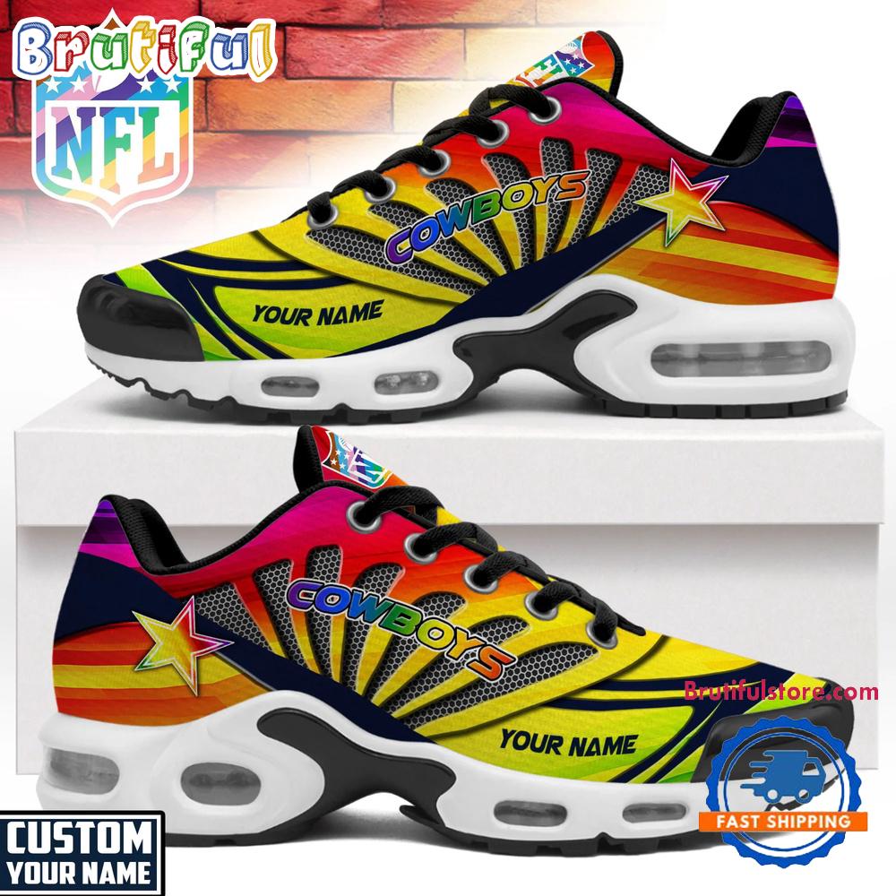 Dallas Cowboys NFL Pride Month Custom Air Max Plus Shoes