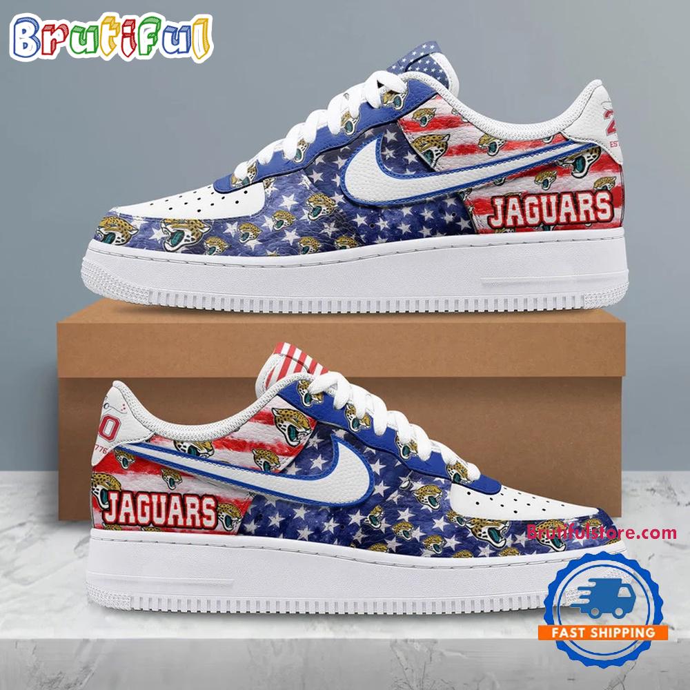 Jacksonville Jaguars 2026 NFL 250 Years Of America Air Force 1 Shoes Sneaker