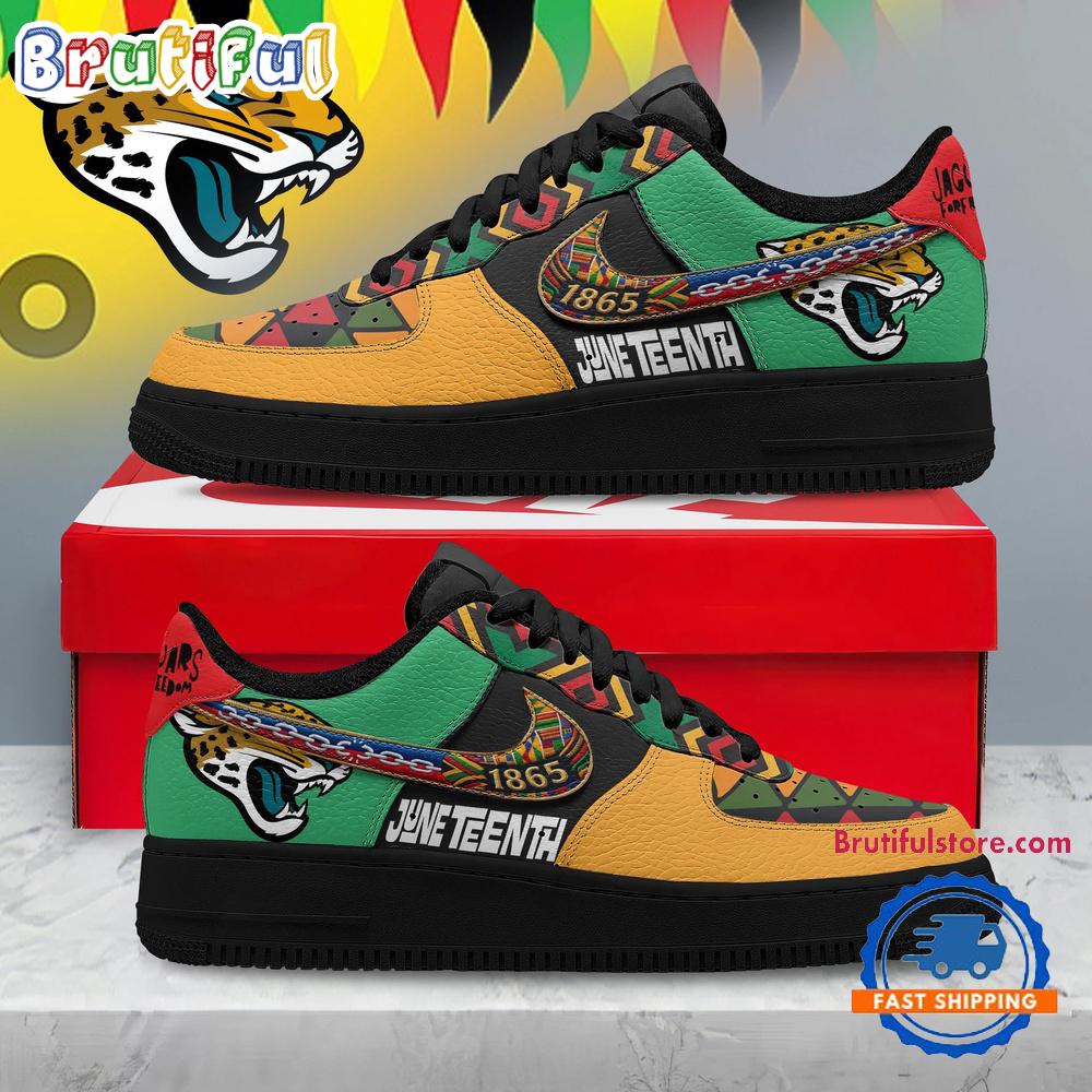 Jacksonville Jaguars 2026 NFL Juneteenth Air Force 1 Shoes Sneaker