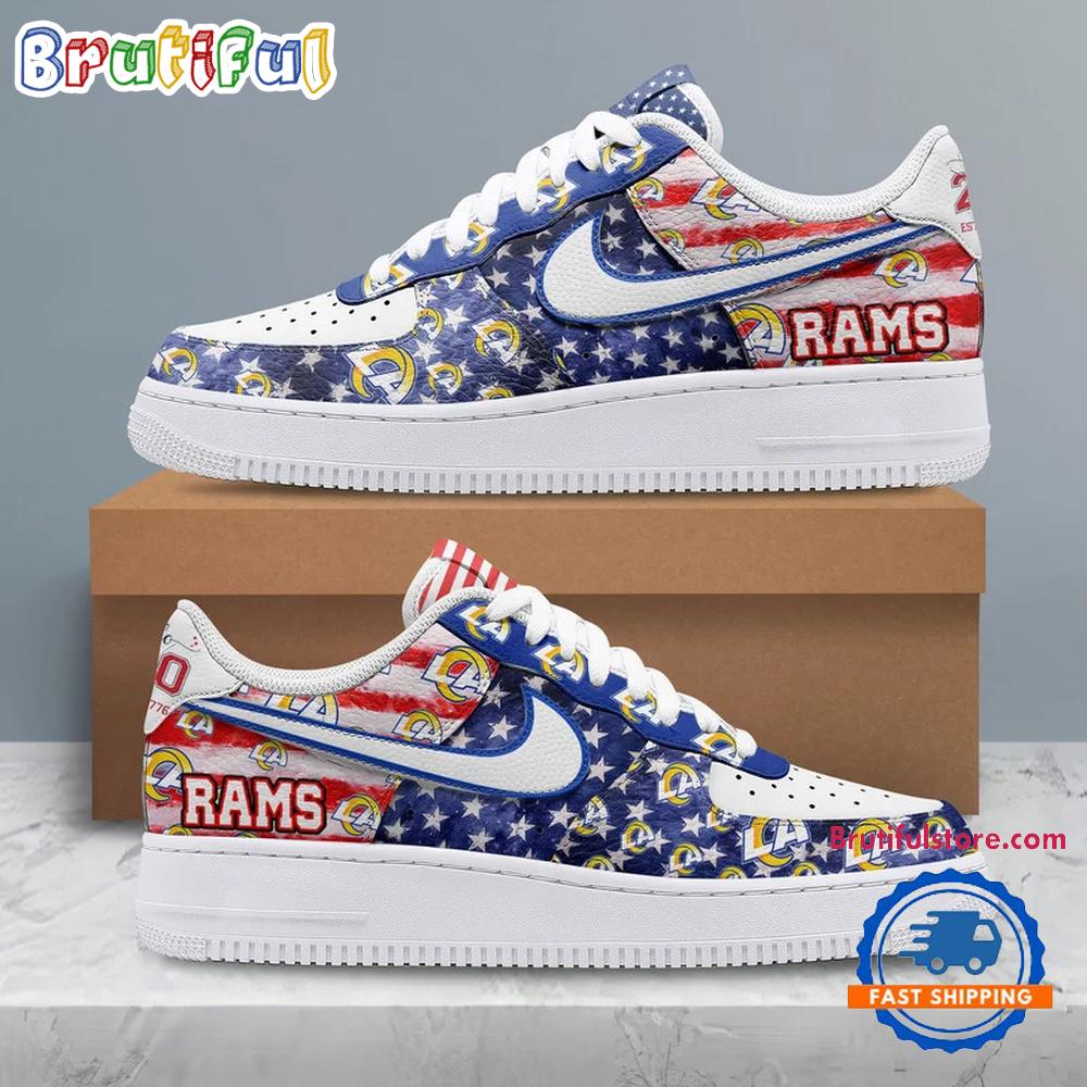 Los Angeles Rams 2026 NFL 250 Years Of America Air Force 1 Shoes Sneaker