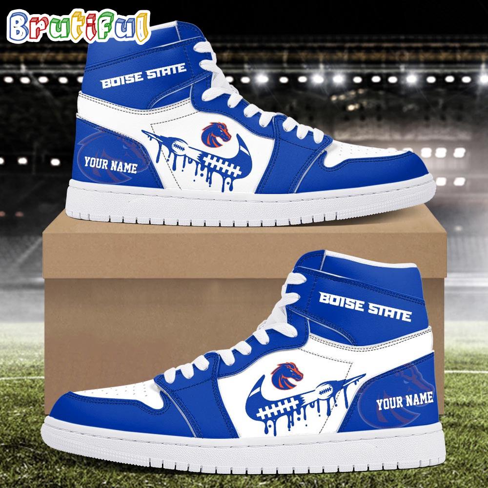 NCAA Boise State Broncos Sport Team Personalized Air Jordan 1 Hightop Shoes
