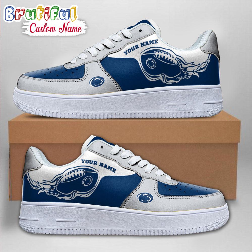 NCAA Penn State Nittany Lions Sporty Air Force 1 Shoes Sneaker