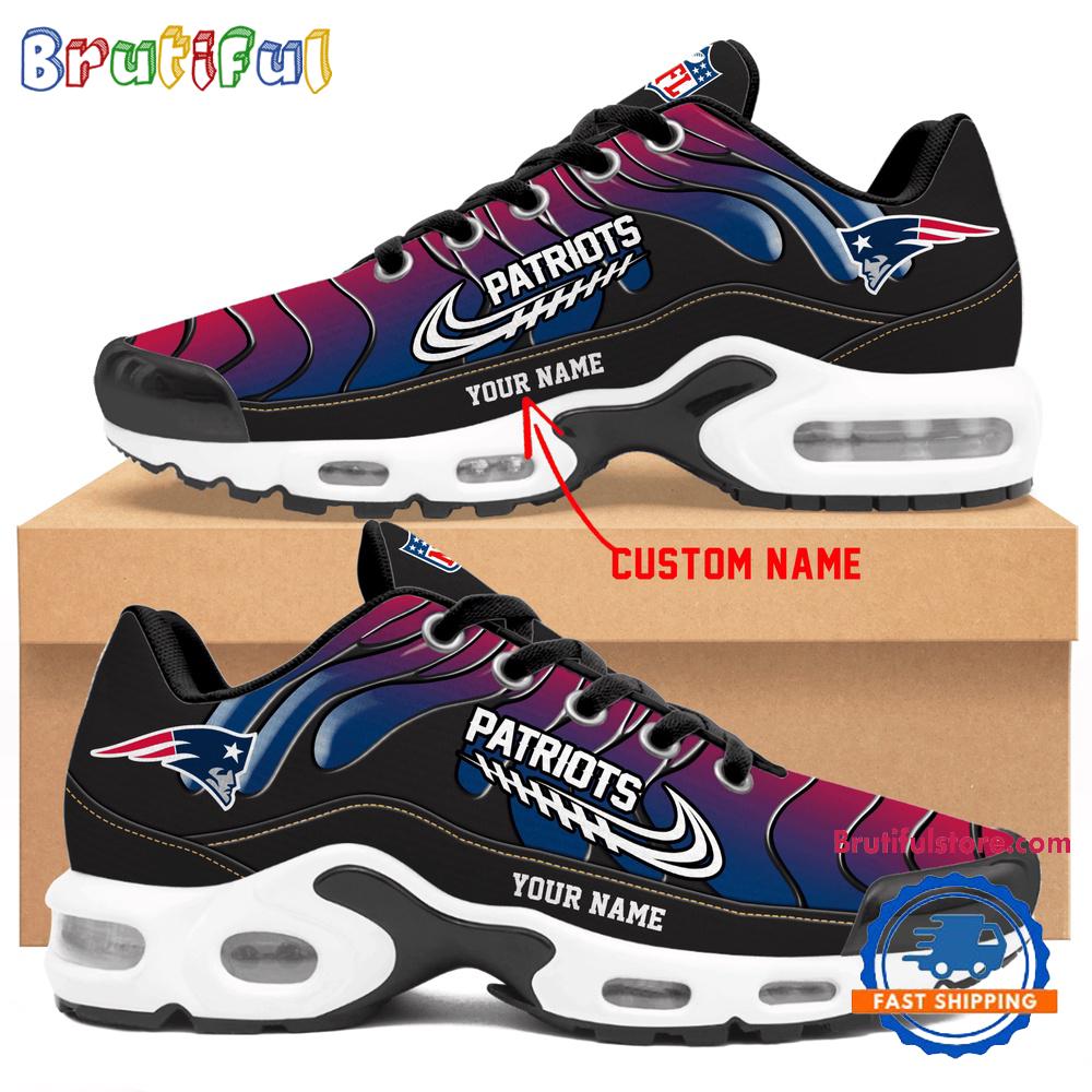 NFL New England Patriots Personalized Limited Edition Air Max Plus Shoes Sneaker