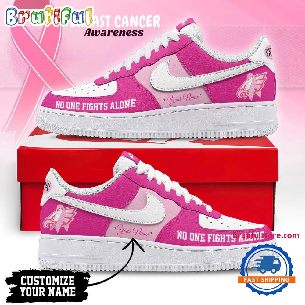 Philadelphia Eagles Breast Cancer Awareness October Air Force 1 Shoes Sneaker