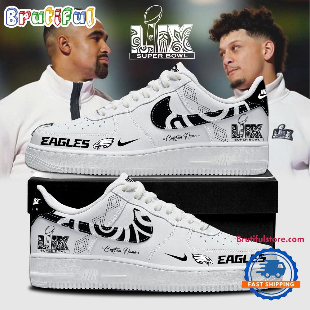 Philadelphia Eagles Super Bowl LIX Opening Night Air Force 1 Shoes Sneaker