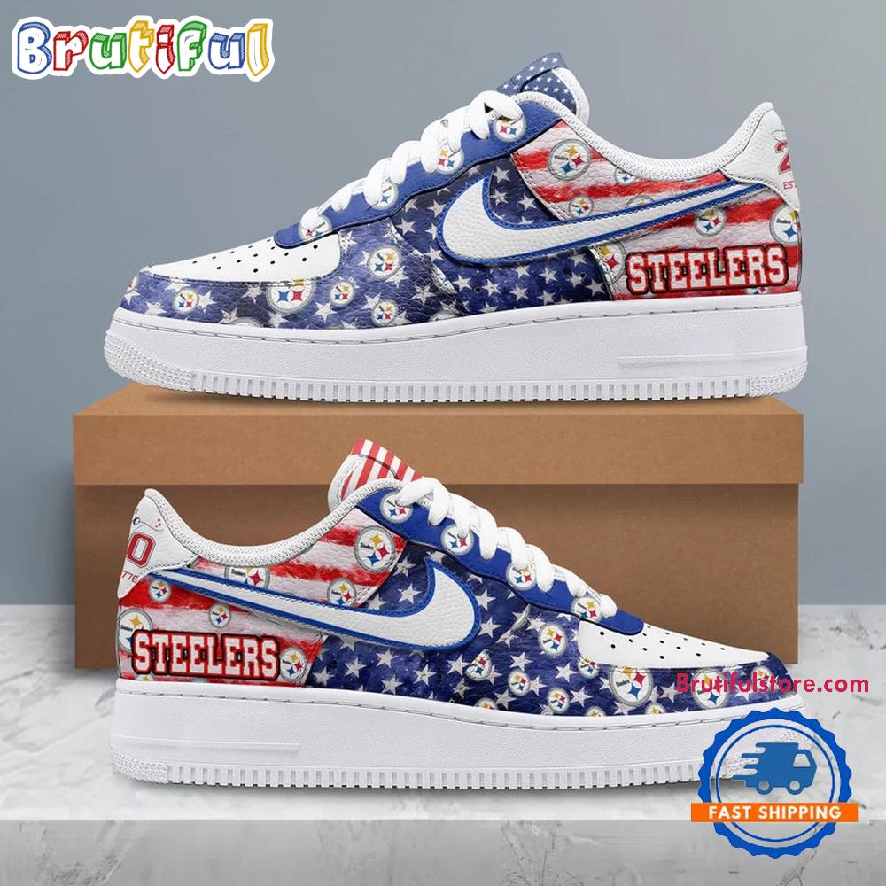 Pittsburgh Steelers 2026 NFL 250 Years Of America Air Force 1 Shoes Sneaker